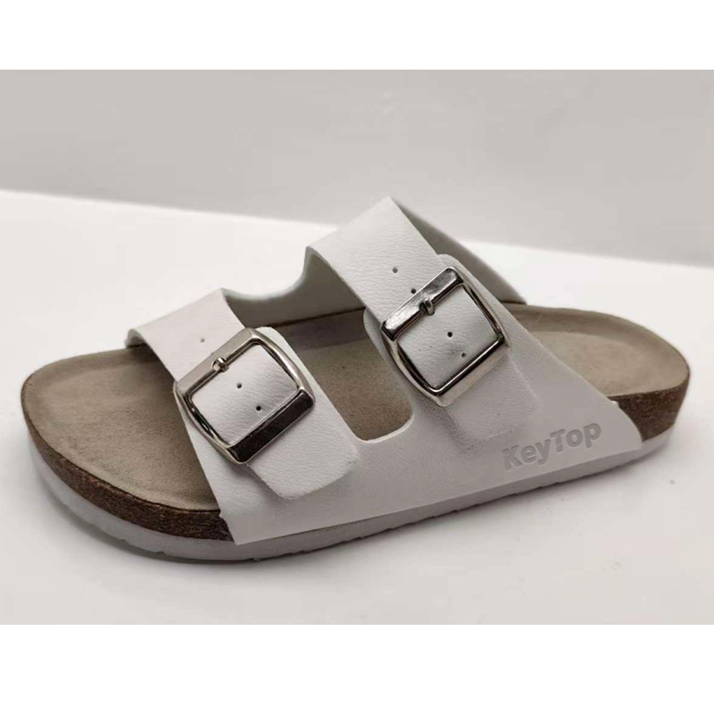 Double-buckle slippers, a category-level design example