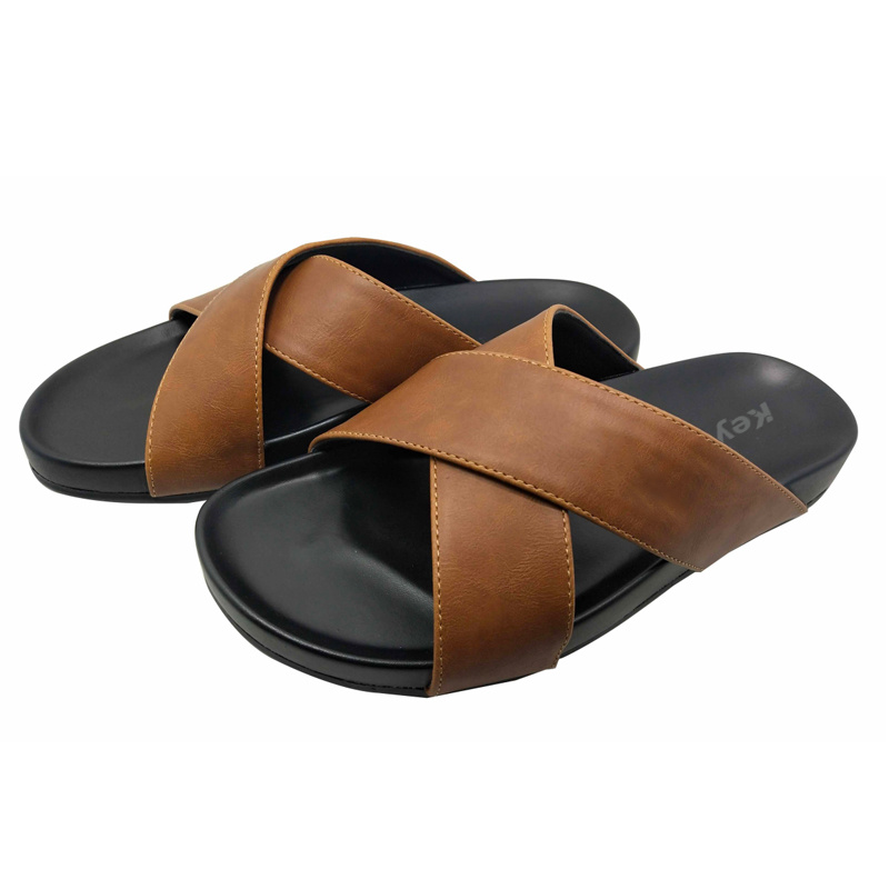 Cross-strap slippers, a category-level design example